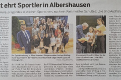 Ehrung Gemeinde Albershausen 2023