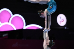 ACRO WORLDS AGE GROUP  captured at Milli Gimnastika Arenası, Baku on 11.Mar.2022 by Filippo Tomasi Photography